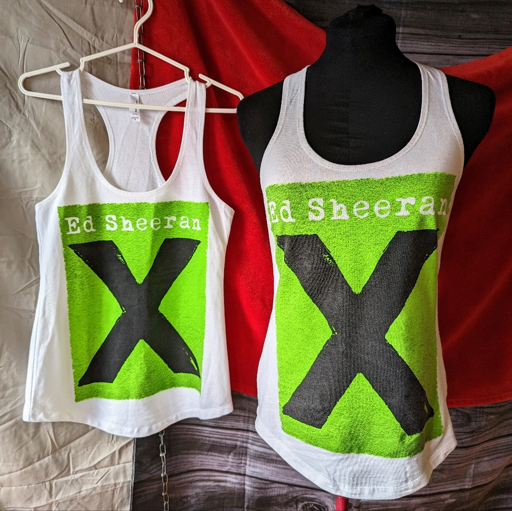Ed Sheeran โ๏ธ Razorback Tank, Ladies Small - Picture 9 of 9